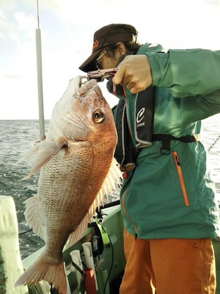 鯛ラバ釣り果